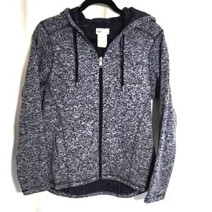 NEW! Dickies Women's Fleece Full Zip Hooded Sweatshirt Size Medium